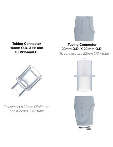 Adaptador de Manguera CPAP Mars Wellness 4 Pack 15mm y 22mm