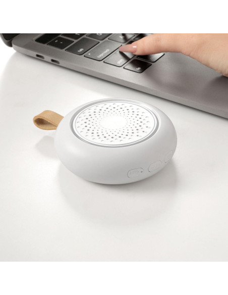 Máquina de Sonido Portátil YIWEI Rosa con Luz Nocturna y 24 Sonidos