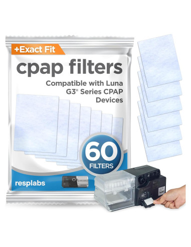 Filtros CPAP Resplabs para React Health Luna G3 - 60 Unidades