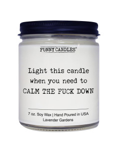 Vela de Soja Aromática 255g - Velas Divertidas - Regalo Amistad