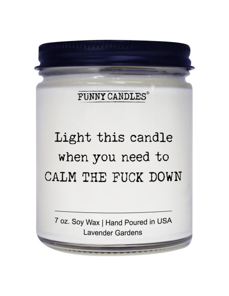 Vela de Soja Aromática 255g - Velas Divertidas - Regalo Amistad Vela de Soja Aromática 255g - Velas Divertidas - Regalo Amistad