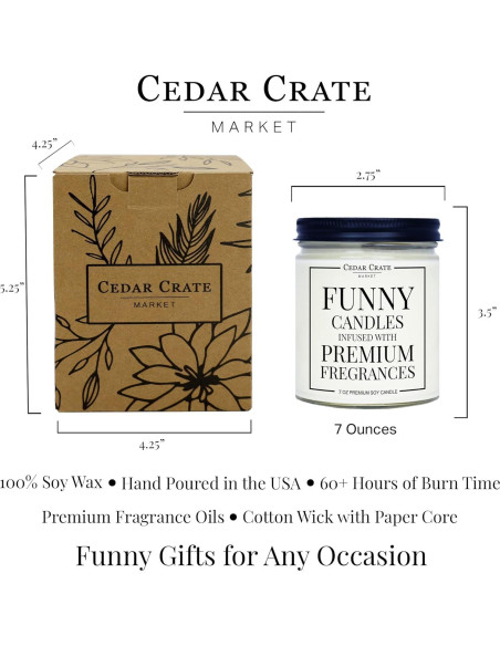 Vela de Soja Aromática 255g - Velas Divertidas - Regalo Amistad Vela de Soja Aromática 255g - Velas Divertidas - Regalo Amistad