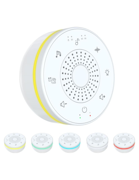 Máquina de Ruido Blanco Portátil iHrayzan WN02 con 30 Sonidos