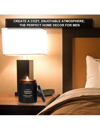 Vela Aromática para Hombres Olorvela 8oz Lavanda Eucalipto