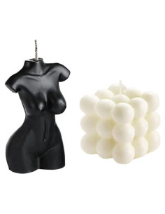 Set de 2 Velas Aromáticas de Cera de Soja NatureMan - Diseño Único