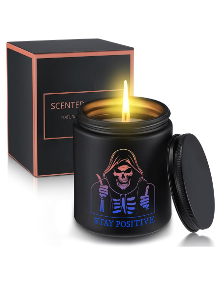 Vela Aromática de Vainilla Ahumada con Luz LED - 7oz