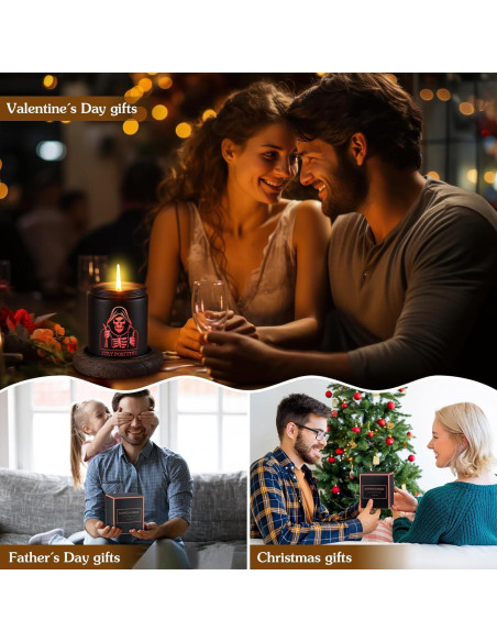 Vela Aromática de Vainilla Ahumada con Luz LED - 7oz