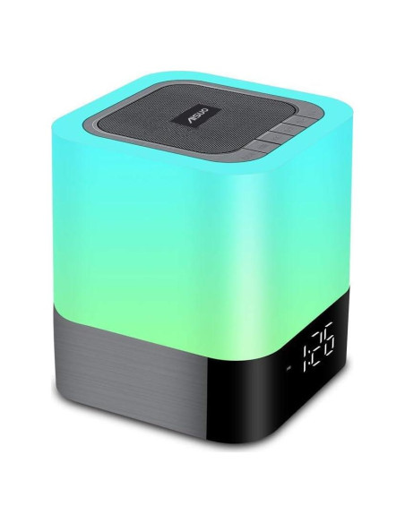 Aisuo Lámpara Nocturna 5 en 1 con Altavoz Bluetooth DY28