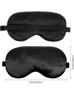 3 Pcs Máscaras de Sueño de Seda Wanmu - Bloqueo Total de Luz 2