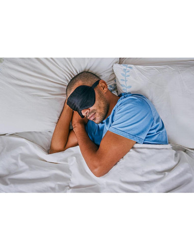 Máscara de Ojos Ajustable Dhwhaem para Sueño y Viaje