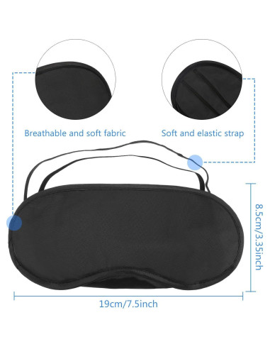 Paquete de 10 Máscaras para Dormir FENGMANG con Almohadilla