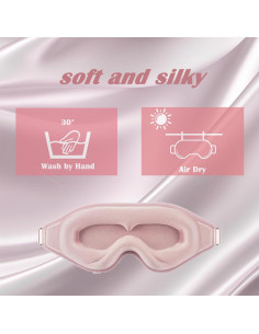 Máscara de dormir 3D para extensiones de pestañas tiabchhiz 2