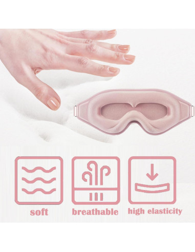 Máscara de dormir 3D para extensiones de pestañas tiabchhiz