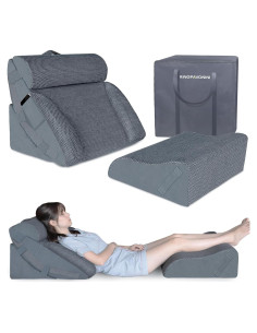 Juego de Almohadas en Cuña Ortopédicas KingPavonini 4 Piezas
