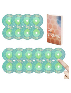 Calcomanías Calm Ainrvteers Antiestrés Verde Claro - 10 Piezas