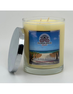 Vela Aromática Miami Beach 311g Soja Natural Piña Coco Vainilla 2
