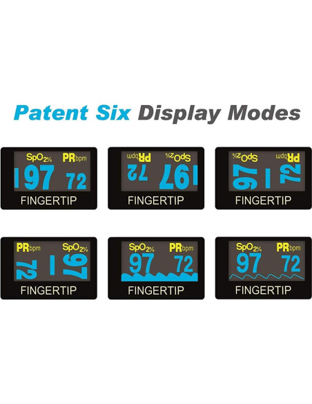 Oxímetro de Pulso Santamedical SM-1100S con Pantalla OLED