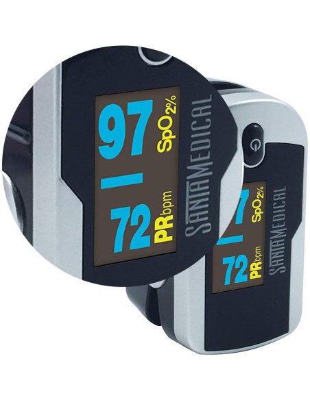 Oxímetro de Pulso Santamedical SM-1100S con Pantalla OLED