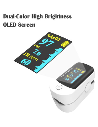 Oxímetro de Pulso Hunan Accurate, Monitor de Oxígeno SpO2