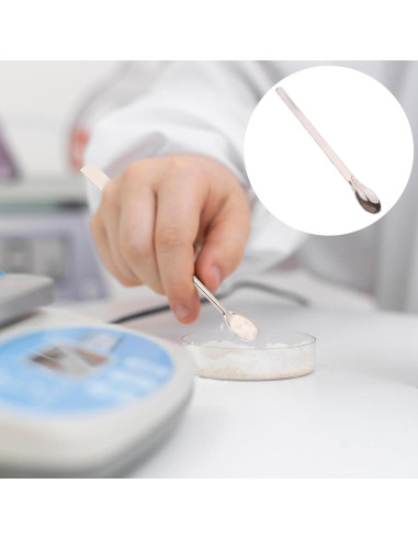 Juego de 10 Espátulas de Acero Inoxidable CRZQXOUR para Laboratorio