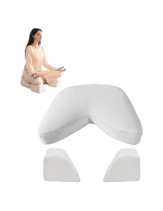 Juego de Cojines de Meditación Syrinx - Zafu y Zabuton Beige