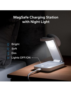Estación de Carga Inalámbrica 3 en 1 Eazpower para iPhone y Apple Watch 2