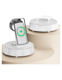 Reloj Despertador Inalámbrico FREEFISH con Carga para iPhone