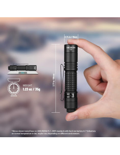 Linterna EDC NICRON C3 1000 Lúmenes Recargable Tipo-C 2