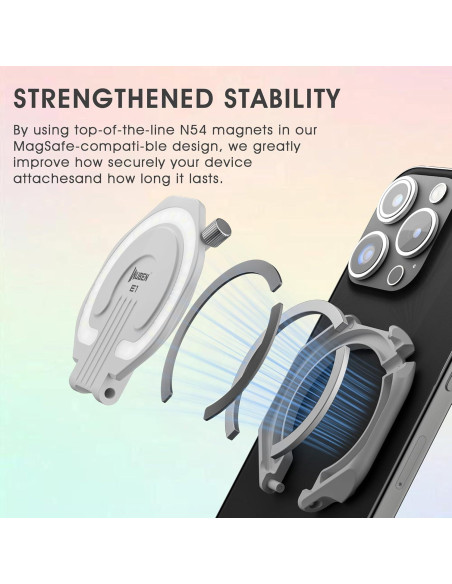 Luz de Selfie WUBEN E1 LED Recargable USB 300 Lúmenes