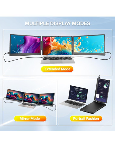 Extensor de Pantalla Portátil Kasorey T2Pro 14" FHD 1080P