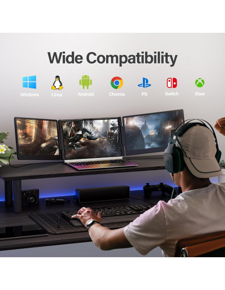 Extensor de Pantalla Portátil Kasorey T2Pro 14" FHD 1080P