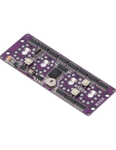 Placa de Circuito Reloj Nixie Fosa 12/24 Horas 5V 2A