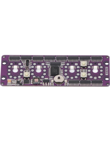 Placa de Circuito Reloj Nixie Fosa 12/24 Horas 5V 2A