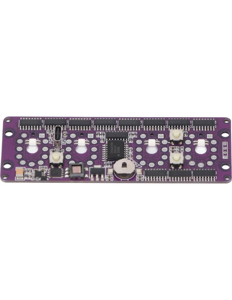 Placa de Circuito Reloj Nixie Fosa 12/24 Horas 5V 2A