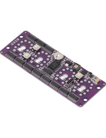 Placa de Circuito Reloj Nixie Fosa 12/24 Horas 5V 2A