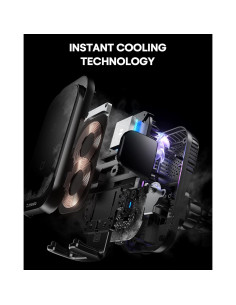 Cargador Inalámbrico para Auto ZeeHoo ICEBLOCK 15W Doble Bobina 2