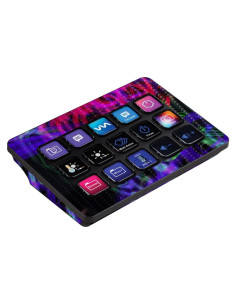 Piel de Vinilo Protectora MightySkins para Elgato Stream Deck MK.2 - Salpicadura Neón