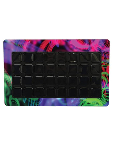 Piel de Vinilo MightySkins para Elgato Stream Deck XL - Salpicadura Neón