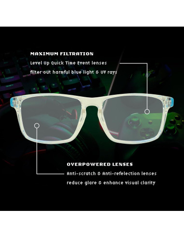Gafas de Bloqueo de Luz Azul Level Up Strike - Protección UV