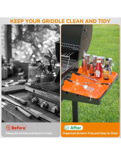 Alfombrilla de Silicona CLESOO 40.64x30.68 cm Resistente al Calor 2