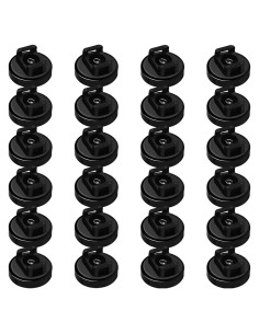 Soporte de Brida Magnética CNHABAGU 24 Piezas 11.34 kg Negro