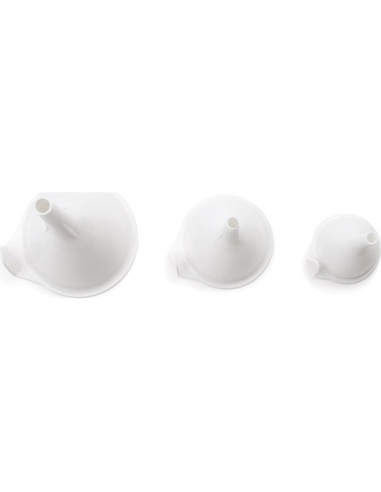 Embudo de Plástico Blanco Fox Run 12.07x15.24x24.13 cm