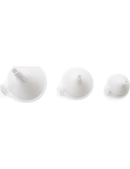 Embudo de Plástico Blanco Fox Run 12.07x15.24x24.13 cm