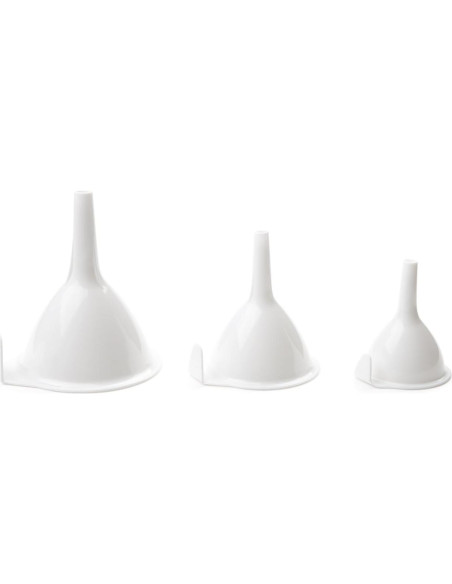 Embudo de Plástico Blanco Fox Run 12.07x15.24x24.13 cm