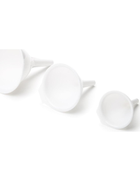 Embudo de Plástico Blanco Fox Run 12.07x15.24x24.13 cm