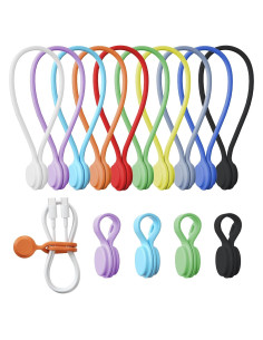 Correas Magnéticas de Silicona Tounee - Combo 14 Pcs Multiusos