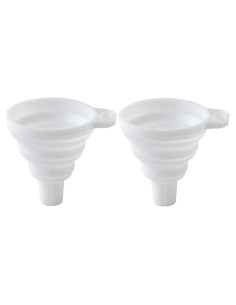 Juego de 2 Embudos Plegables de Silicona Mistifi - Grado Alimenticio