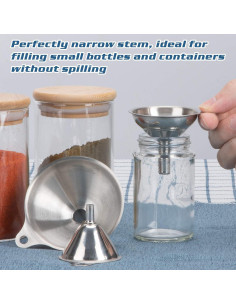 3 Embudos de Acero Inoxidable Marvelity para Cocina 2