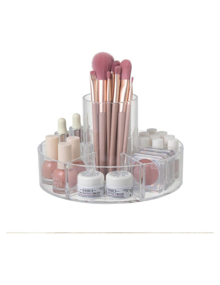 Organizador de Maquillaje Rotatorio 360 Forfuture-go Transparente