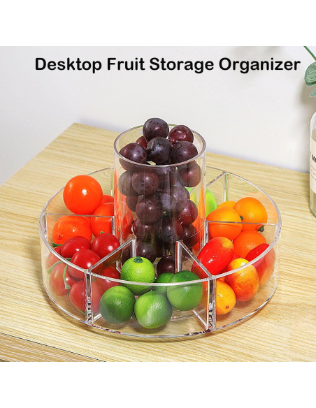 Organizador de Maquillaje Rotatorio 360 Forfuture-go Transparente